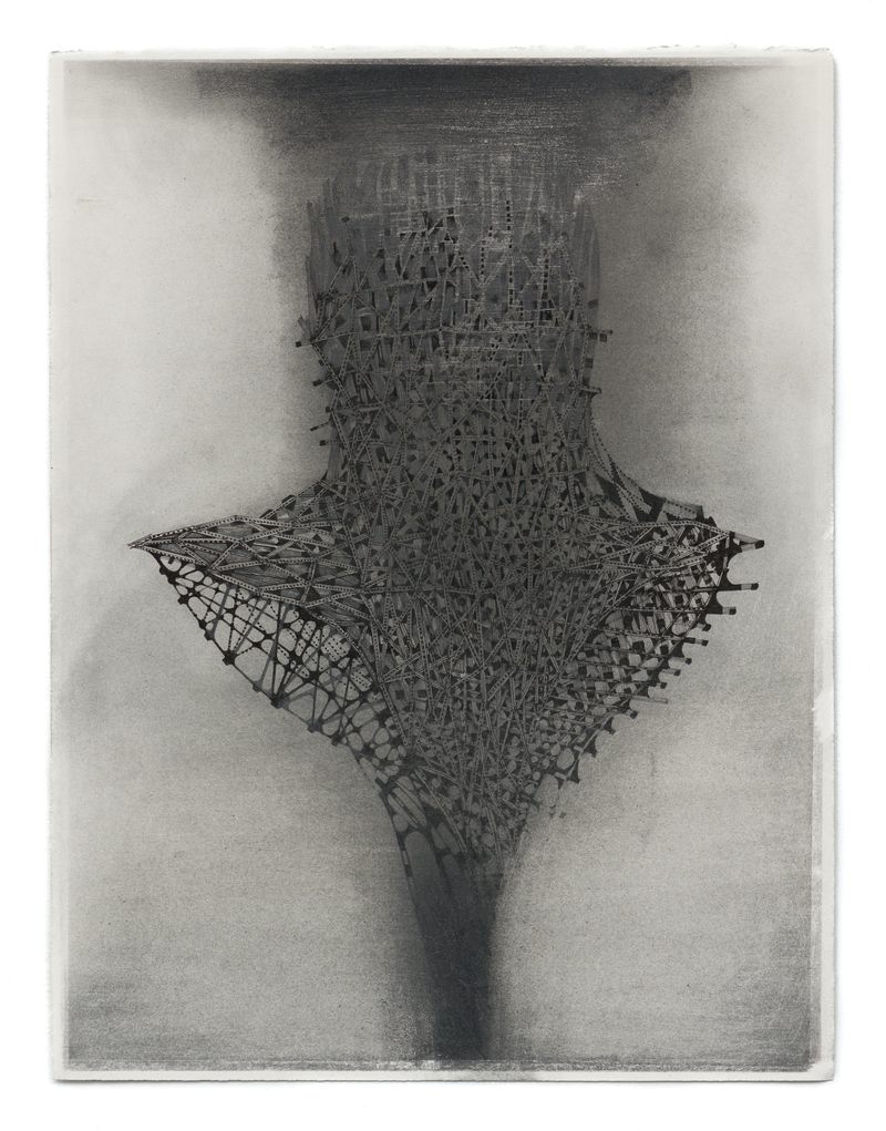 An image of a drawing titled Moveable City #3 by Stephen Talasnik.